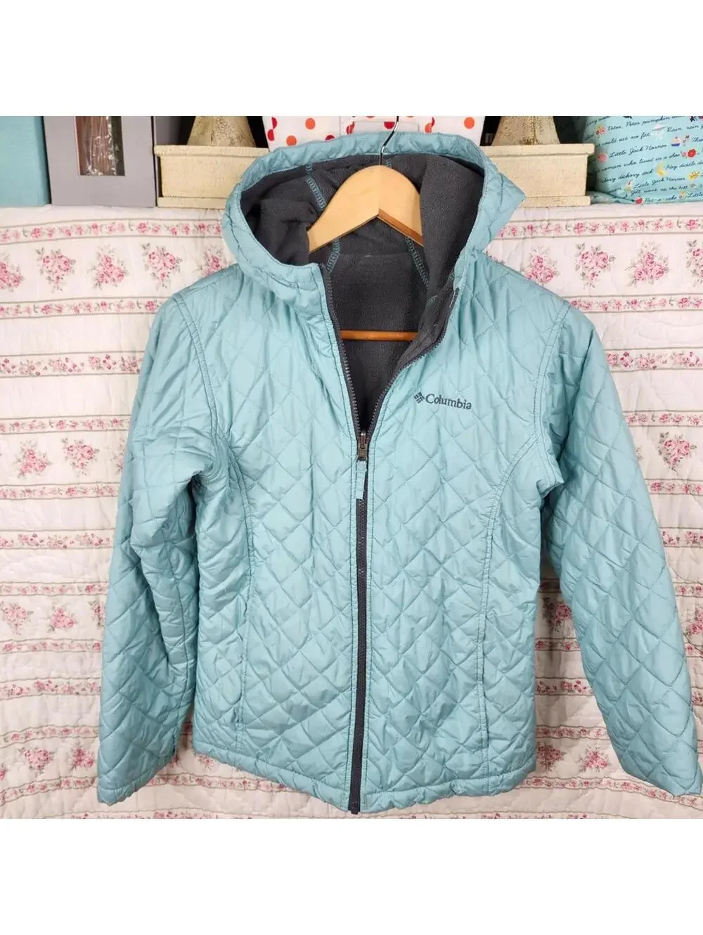 Columbia Reversible Fleece Jacket - Girls Size 14/16